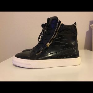 Giuseppe Zanotti Croc-Embossed Sneakers